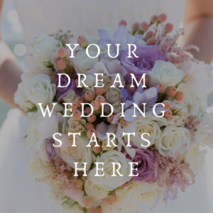 Dream Wedding Starts Here Button