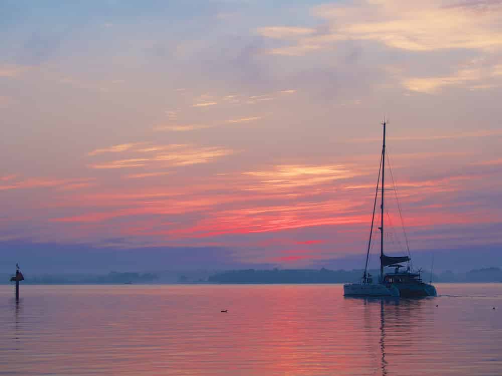 Enjoy these beautiful sunsets and sailing adventures on a day trip to St. Michaels on the Eastern Shore of Maryland